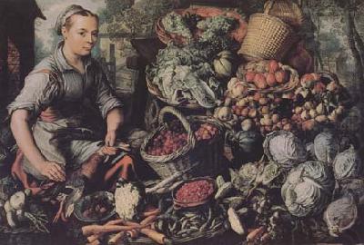 Market Woman with Fruit,Vegetables and Poultry (mk14), Joachim Beuckelaer